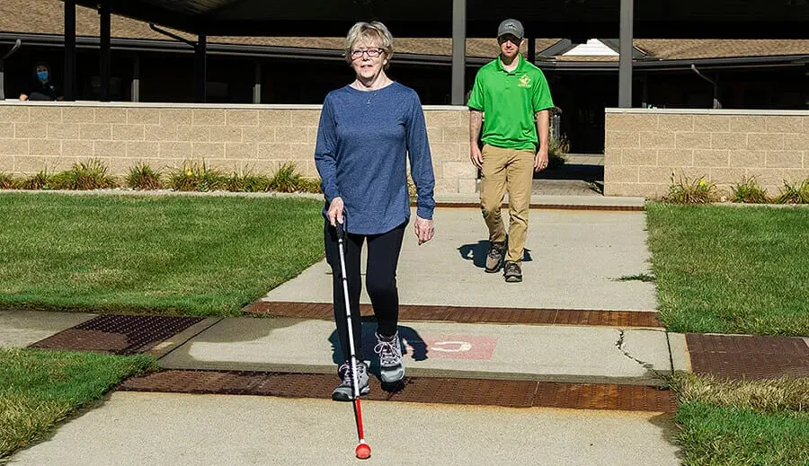These programs equip blind individuals with the skills